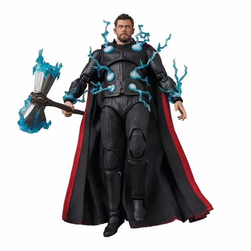 Figura de acción de Thor Odinson Maf 104 de Avengers Infinity War, modelo coleccionable con hacha Stormbreaker para exhibición en colección de adultos.