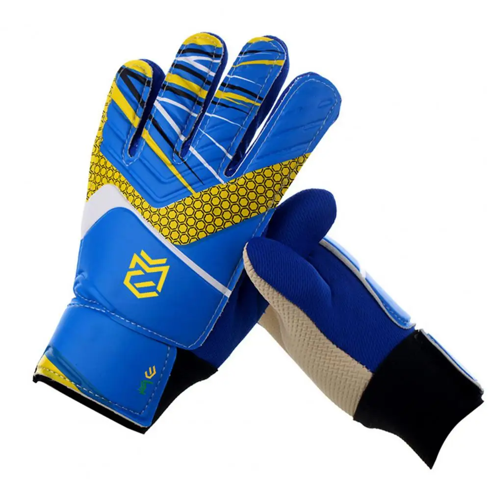 Football Gloves Breathable Impact Resistant Goalkeeper Gloves For Kids Adults Premium Grip Non-slip Texture Ideal Soccer Gloves