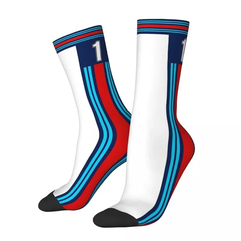 Y2K Martini Racing Livery Harajuku Super Soft Stockings All Season Long Socks Accessories For Unisex Birthday Present