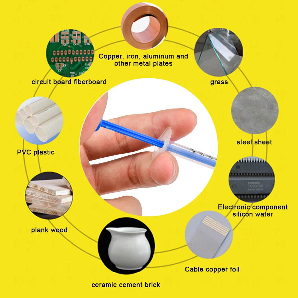 0.2/0.4/0.7/1ML Conductive Adhesive Glue Silver for PCB Rubber Repair Conduction Paint Connectors Board Paste Wire Electrically