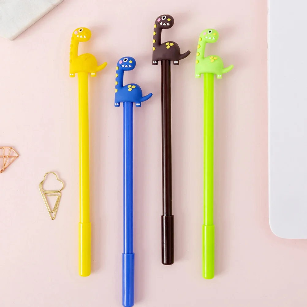

16pcs Gel Pens Dinosaur Design Cute Writing Pens For Students Smooth Writing Stationery School Office Supplies Adorable Pen