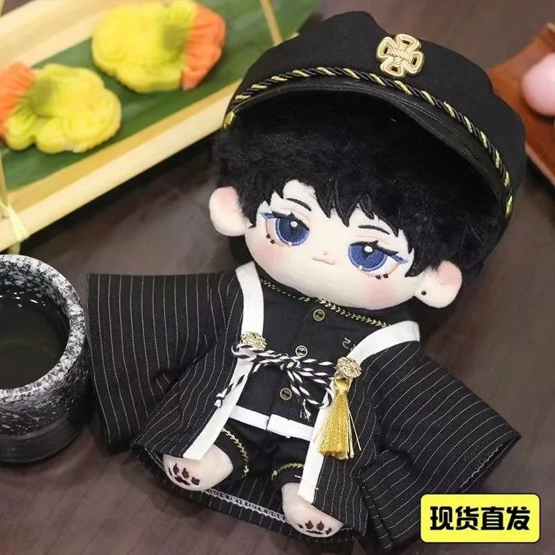 Handmade Limited 3pc 20cm Doll Clothes School Uniforms Japanese Style Teenagers Hat Shirt Coat Pants Doll Outfits Gift