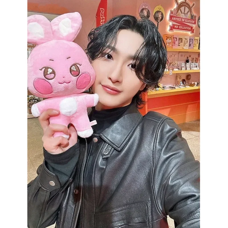 25cm ATEEZ Aniteez Plush Ateez Plushie Kawaii Soft Stuffed Animals Plushies Doll Toy Korean Room Decor For Lovers Gift