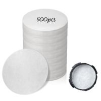Round Coffee Filters, Compatible with Aeropress Coffee Maker Bialetti Moka Pot Bialetti Espresso Maker Moka Pot, (500 pcs)