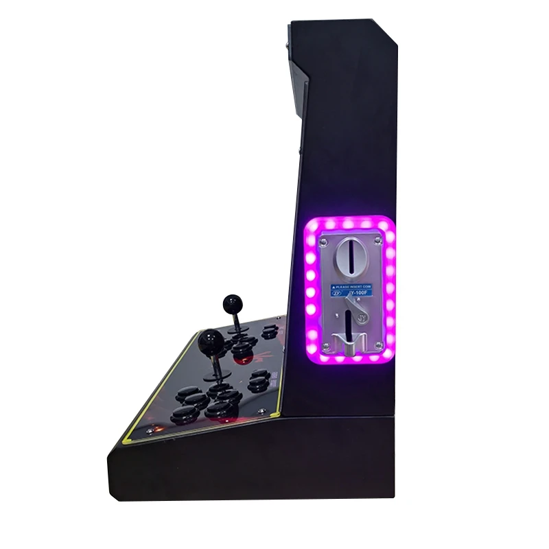 Desain 2 pemain Mini meja Arcade /9800 permainan klasik/19 "layar Lcd Bartop mesin permainan Arcade