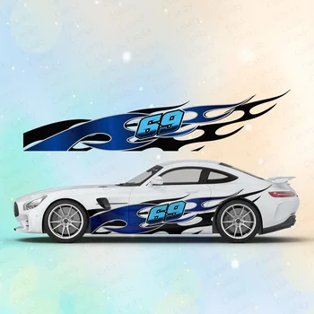 Abstract graphic design large car stickers and decals car body stickers car side decals waterproof car vinyl stickers