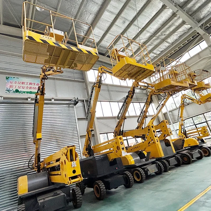 Boom Lifts Self Propelled Scissor Man Lift  Articulated Boom Lift Aerial Work Platform