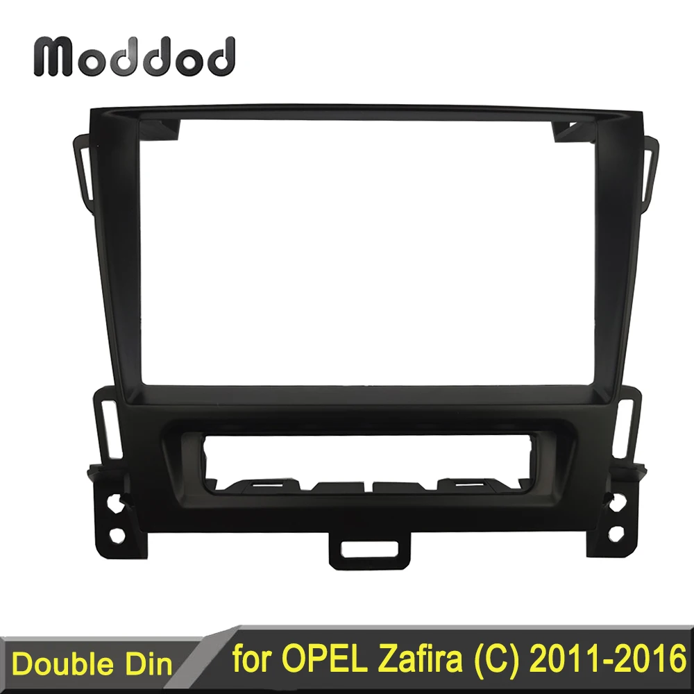 Double 2 Din Radio Dash Kit Fit for OPEL Zafira (C) 2011-2016 Stereo GPS DVD Player Install Panel Surround Trim Face Plate