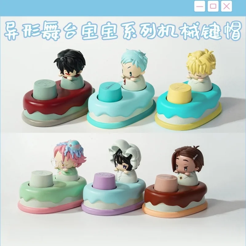 

Горячие аниме Alien Stage Fingertip Keycaps Q Version Рисунок Аниме Keycap Luka Till Ivan Mizi Hyuna Cute Point Key Caps Toys Custom