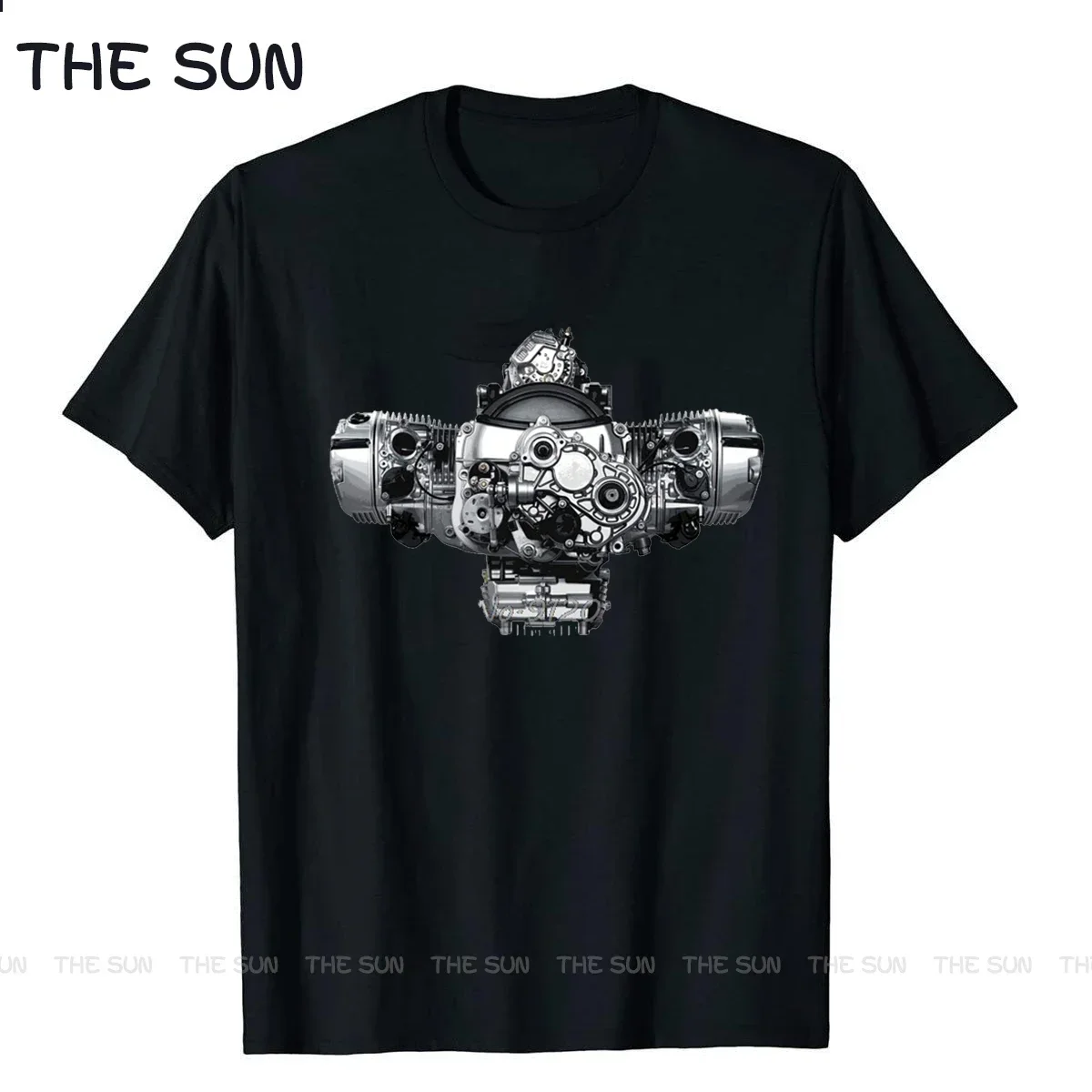 Summer Tops For Man Boxer Engine R1200gs 1200 Gs R Adventure  Fashion Family Cotton Tee Gift