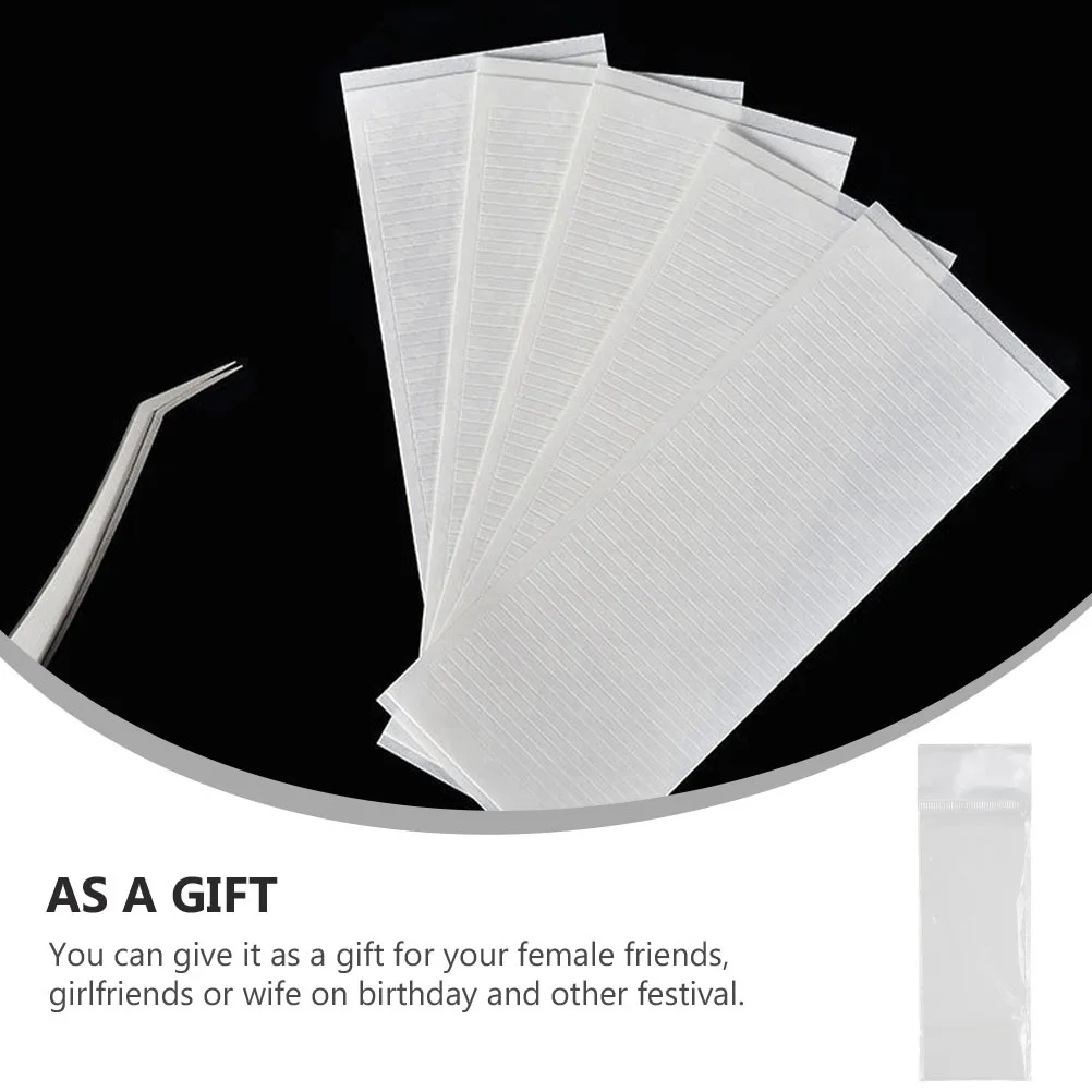 10 Arkuszy Podkładek do Precyzyjnego Aplikowania Sztucznych Rzęs, Stojak na Klej do Rzęs, Baza do Klejenia, Akcesoria do Przedłużania Rzęs