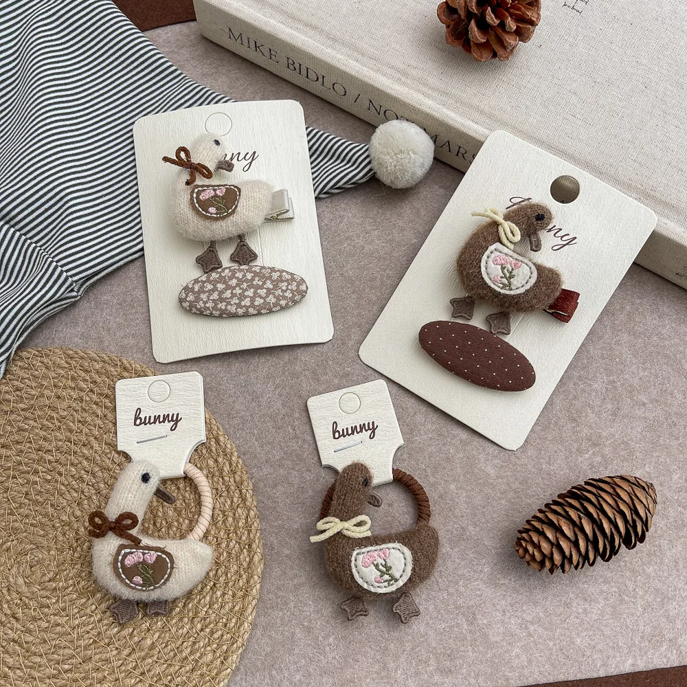 

Детская заколка для волос с рисунком утки, милая челка для девочек, боковой зажим, заколки, головные уборы, заколка для волос, детские аксессуары для волос, головной убор