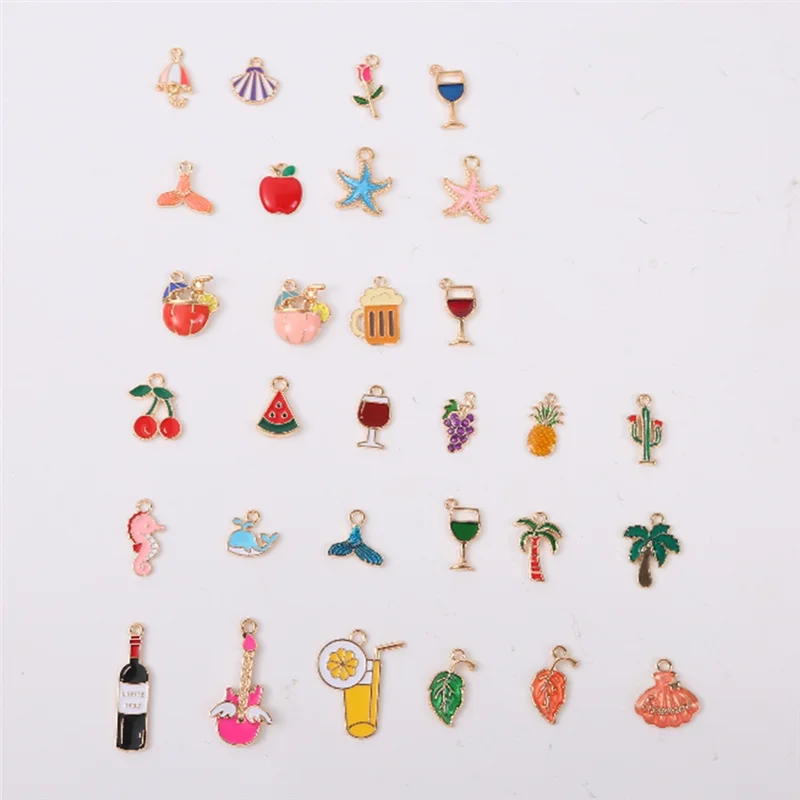 【Flash-Deal!】For Stem Glasses Wine Charms 30PCS Drink Identifiers Glass Markers Tags Beach Themed Party Supplies