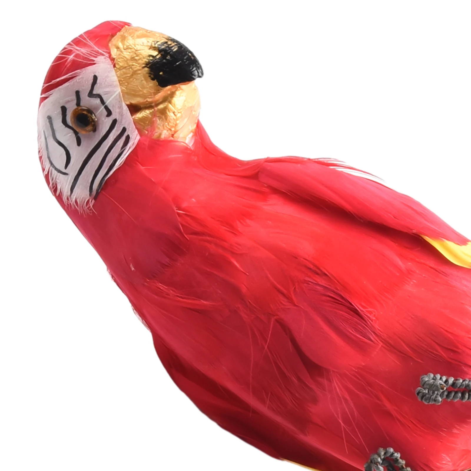 1pc Artificial Parrot Simulation Bird Macaw Foam Artificial Feather Parrot 45cm Gardening Decoration Shop Yard Photography Prop