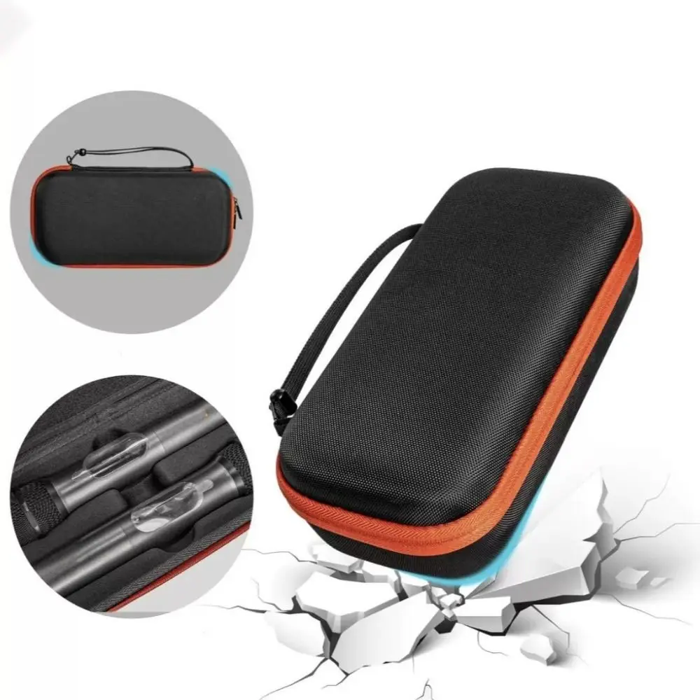 Shockproof Wireless Microphone Case Adjustable Handheld Microphone Carrying Case Drop Proof Microphone Storage Bag Camping
