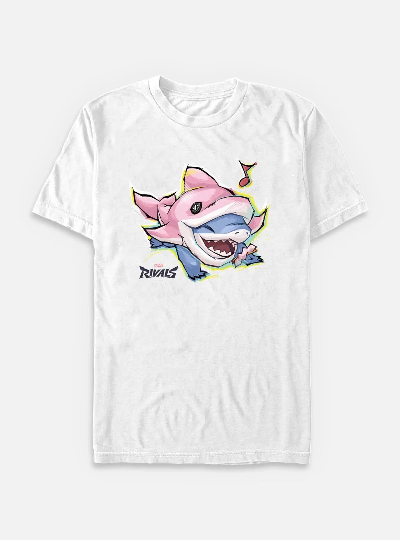 تي شيرت منافس جيف ذا لاند شارك غير محدود الشهية اللطيفة جيف ذا لاند شارك مارفل شارك للجنسين جرافيك على الطراز العتيق