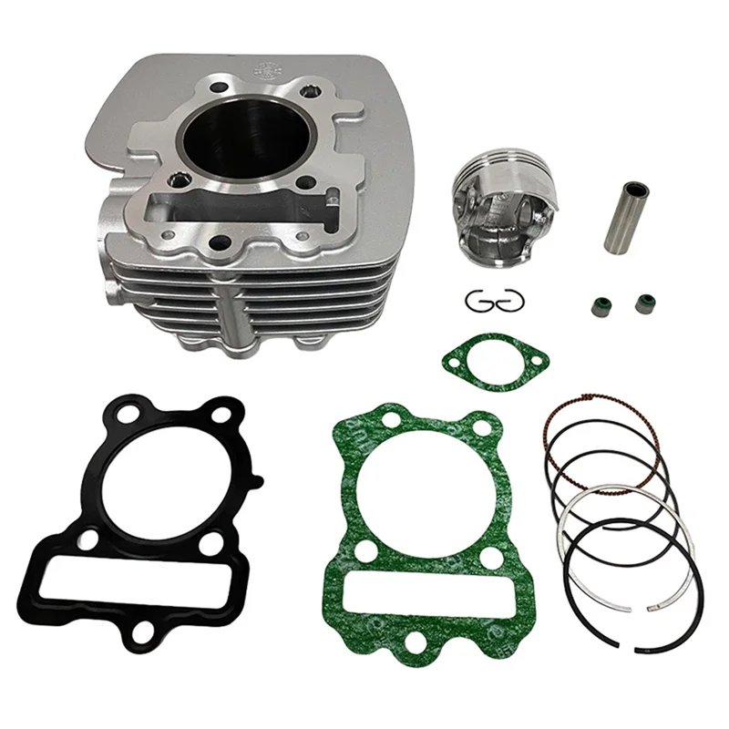 AB61-For BAJAJ Boxer150 Discover 125G Bm150 CT150 Compatible 56Mm Motorcycle Engine Cylinder Piston Replacement Kit