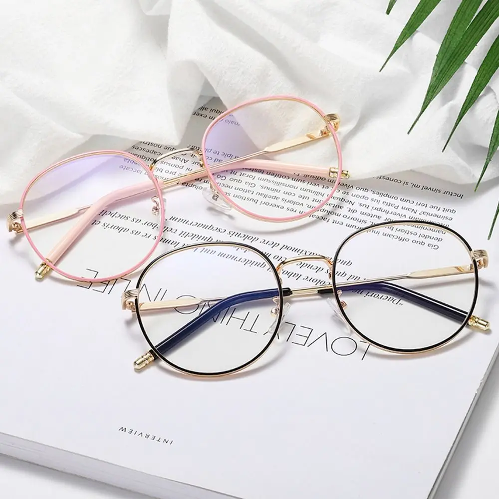 

Men Women Eye Protection Portable Anti-Blue Light Glasses Oversized Eyeglasses Ultra Light Frame Computer Goggles