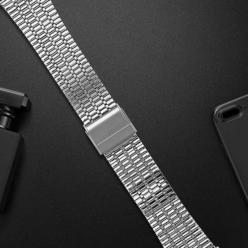 Cinturino per orologio in acciaio inossidabile per Samsung Galaxy Watch 7 Ultra 47mm cinturino da polso per donna uomo in metallo per Galaxy Watch 7 47mm