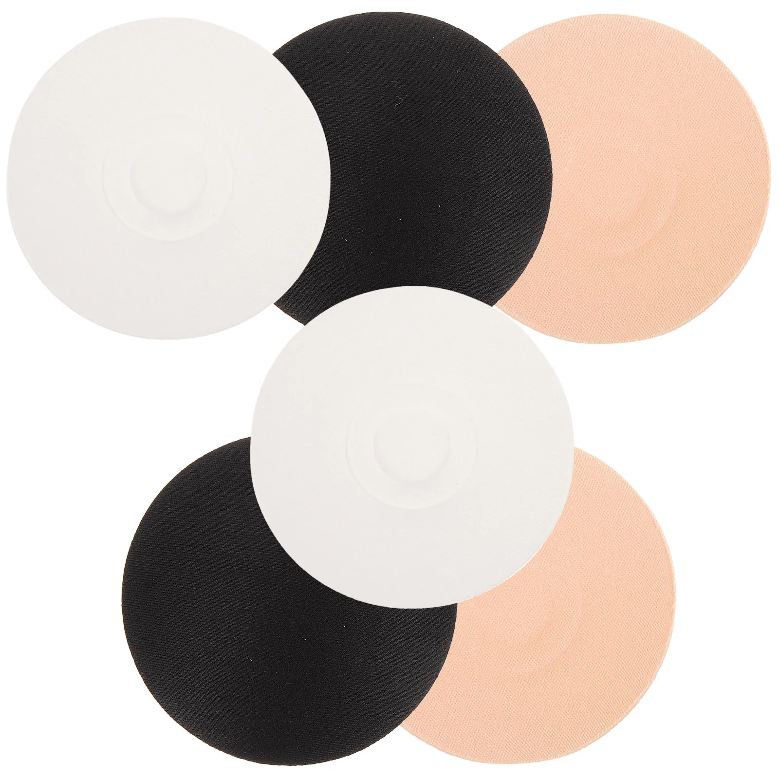 

3Pairs Women Breast Pads Ergonomic Design Reusable Adhesive Covers for Sports Breast Sticker Cover Stickers Female Sticker