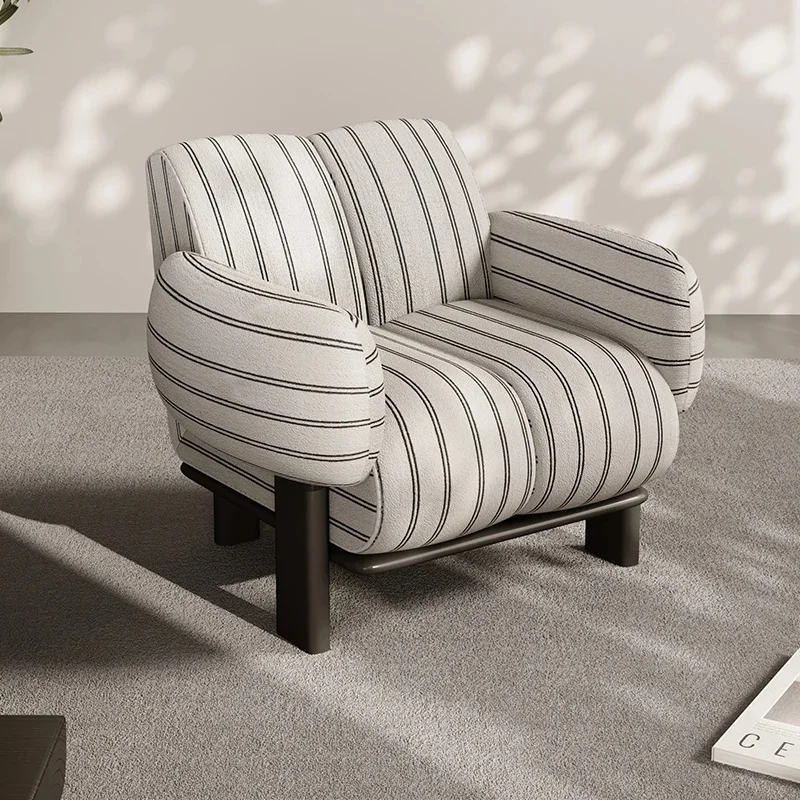 

Nordic Modern Wooden Lounge Chair for Bedroom, Balcony, and Living Room - Stylish Designer Furniture for Home Relaxation