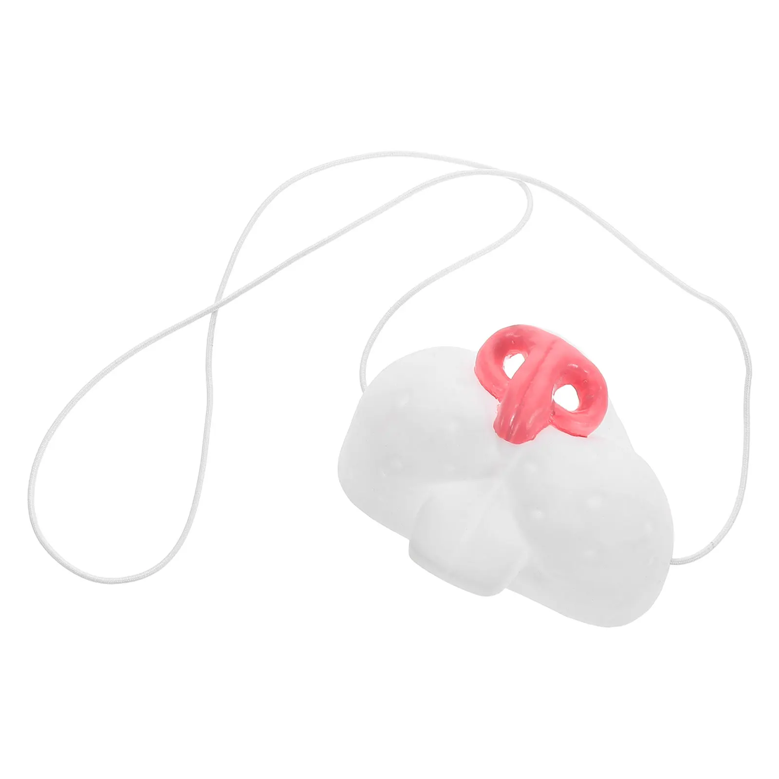 

Rabbit Nose Props Bunny Costume Accessories Cosplay Animal Dress up for Kids Acessory White Decoration Child