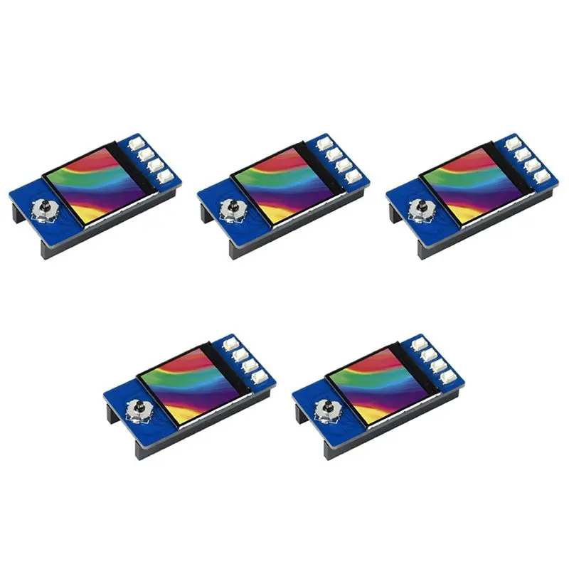 

5X Waveshare 1.3 Inch LCD Display For Raspberry Pi Pico, IPS Screen Display Module, 65K RGB Colors, 240X240 Pixels