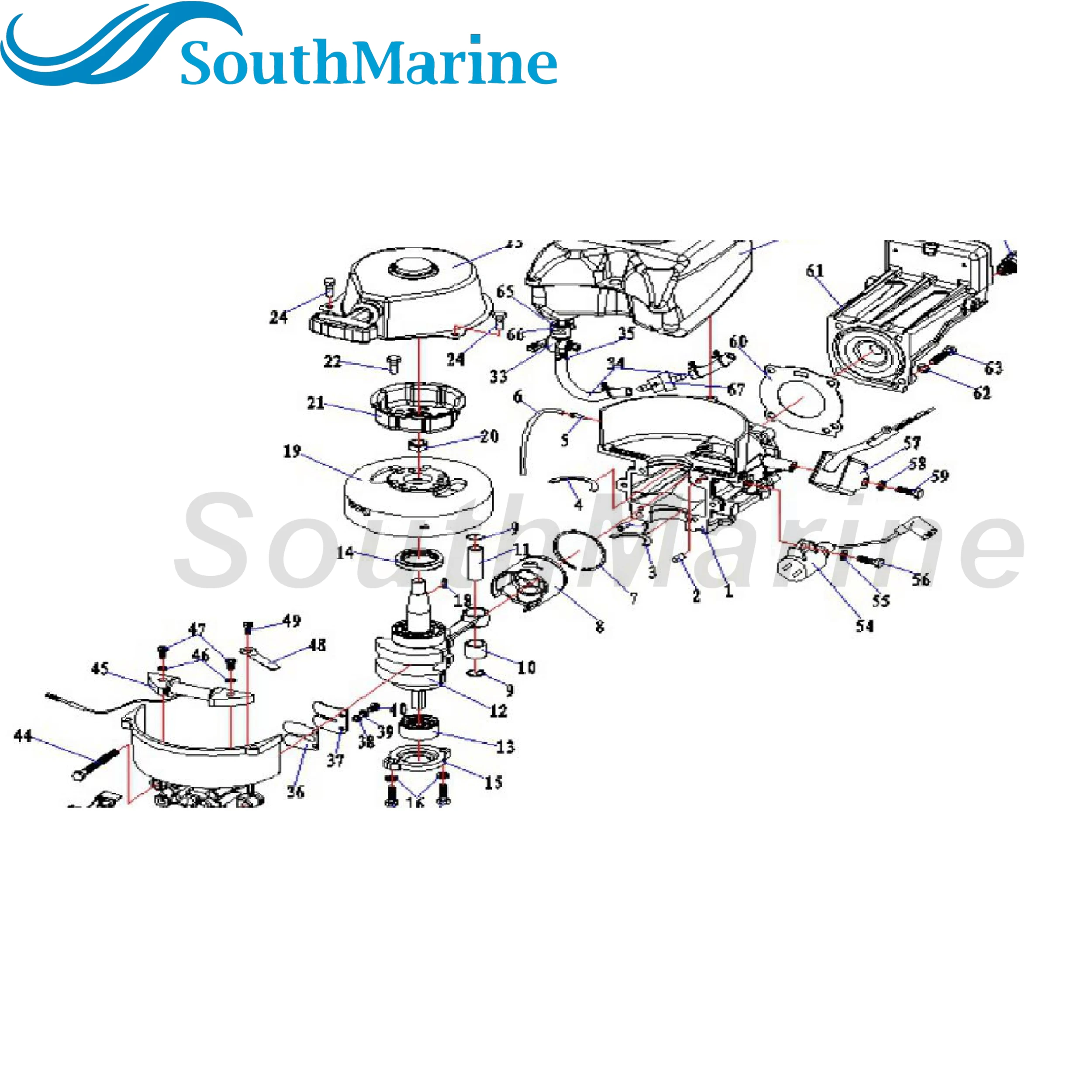 3F0-06153-01 3F0-06153-00 3F0061530M Катушка зажигания для Tohatsu Nissan 2-тактный лодочный двигатель 3,5 л.с. M3.5B2 M2.5A2