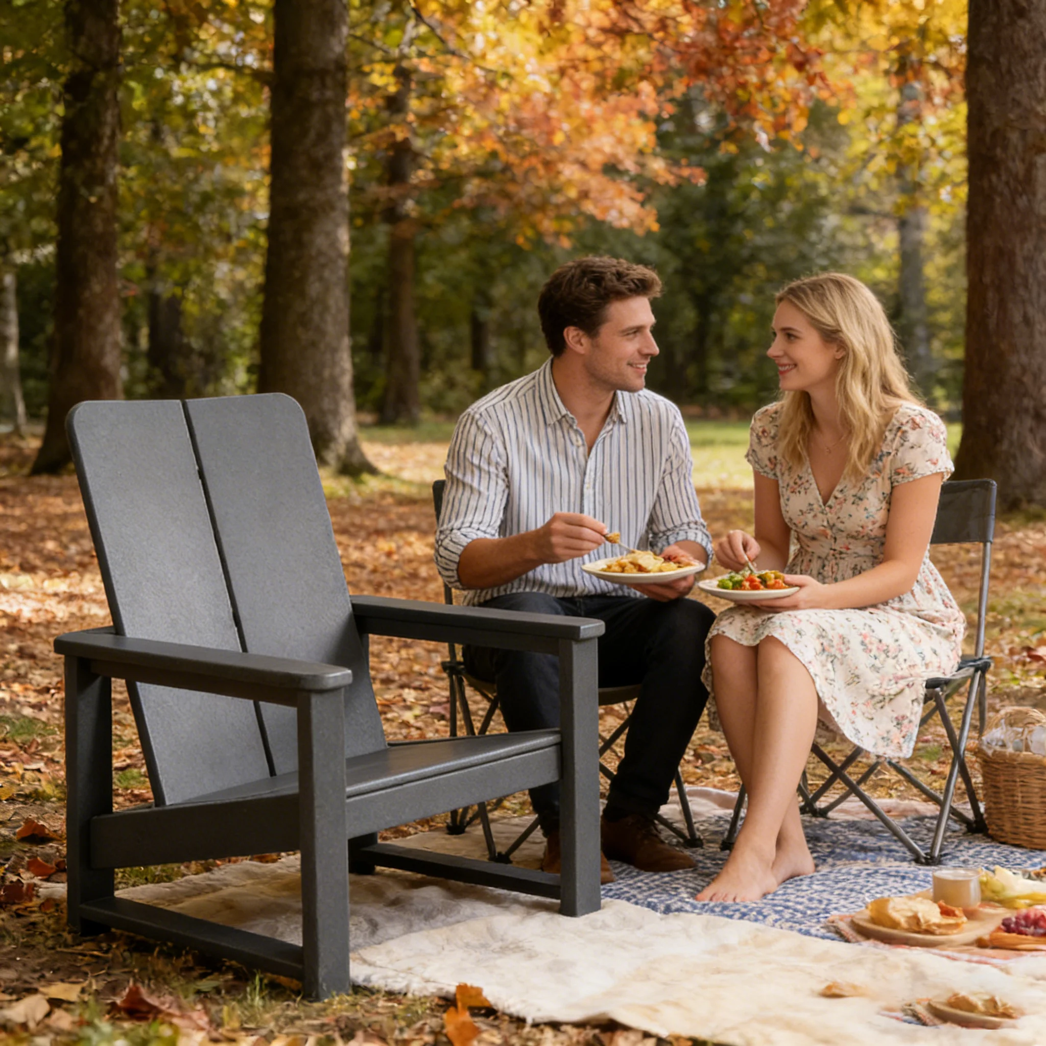 

Hot Sale Adirondack Chair Plastic Outdoor Sun Chair Garden Lounge Chair