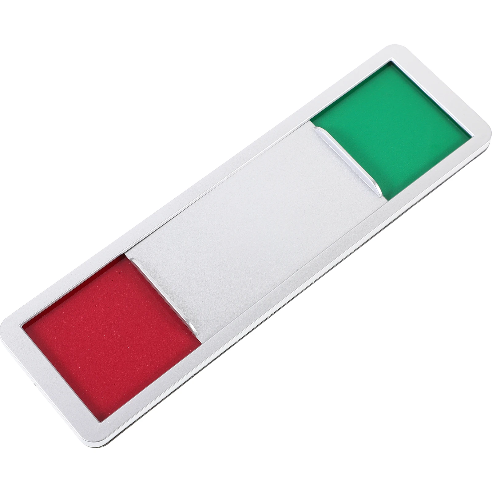 

Black Magnetic Door Sign Acrylic Abs Privacy Indicator Vacant In Use Room Status Display Sliding Signboard Office Marker