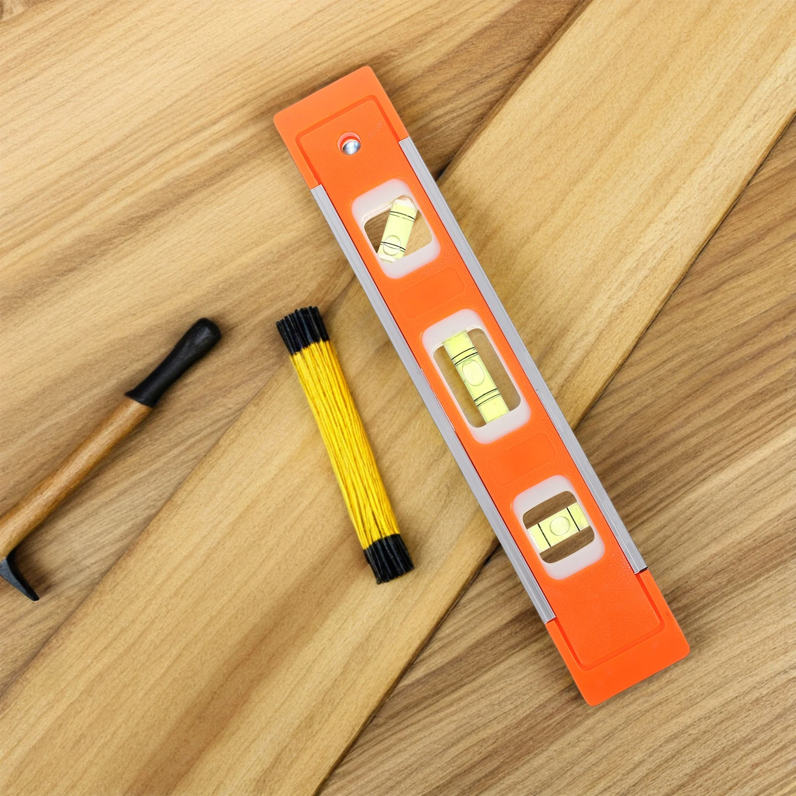 

Aluminum Alloy Mini Level Precision Bubble Measuring Tool Multifunctional Ruler For Renovation Engineering Construction