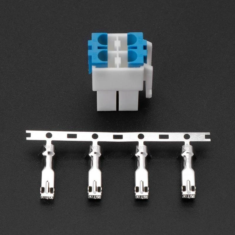 W89C 4 Pin Short Radio Power Supply Socket Cable Cord Connector for ICOM IC-7000