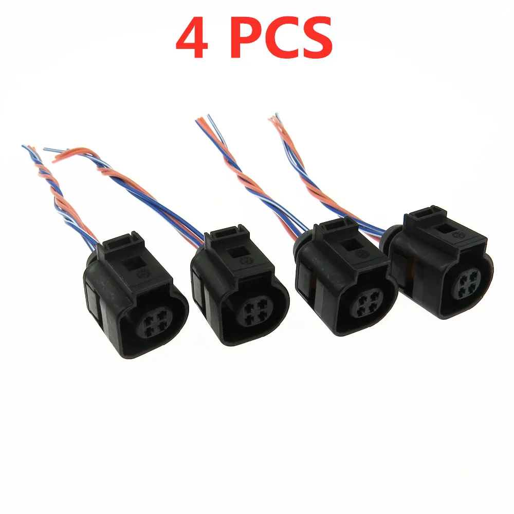 

4 шт., провода с датчиком температуры воды для VW Golf Passat Beetle Tigua Audi A4 A6 4B0 973 712