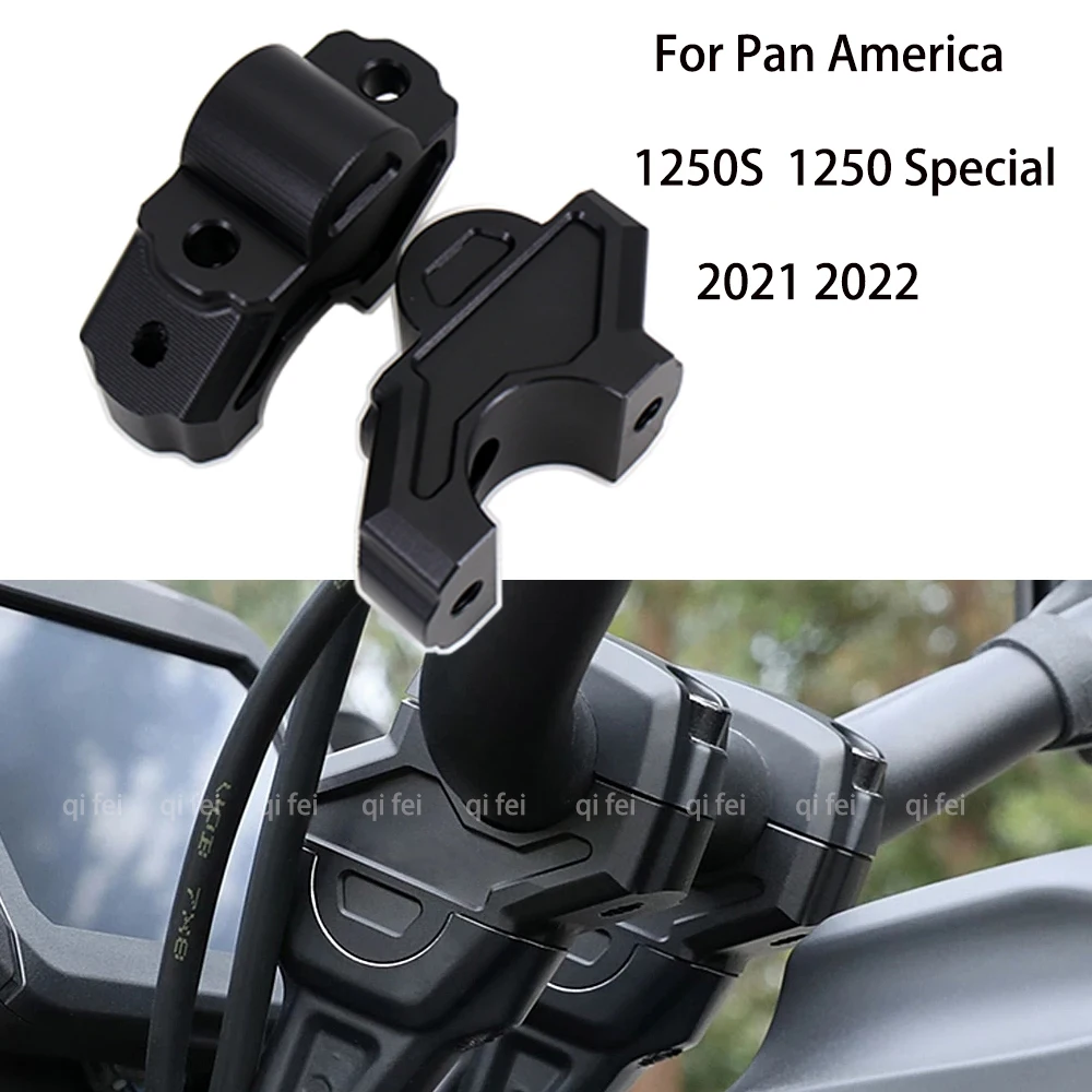 Motorcycle accessories handlebar riser handlebar clip rear shift FOR PAN AMERICA 1250 Special 1250S 2021 2022 Mounting Adapter