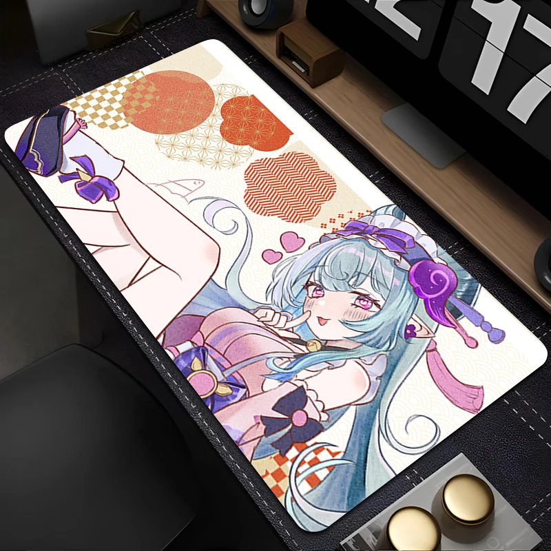 

Mousepad Gaming Mouse Pad PC Accessories Non-slip HD Keyboard Pad Desk Mat Genshin Impact Yumemizuki Mizuki Rubber Extended Pad