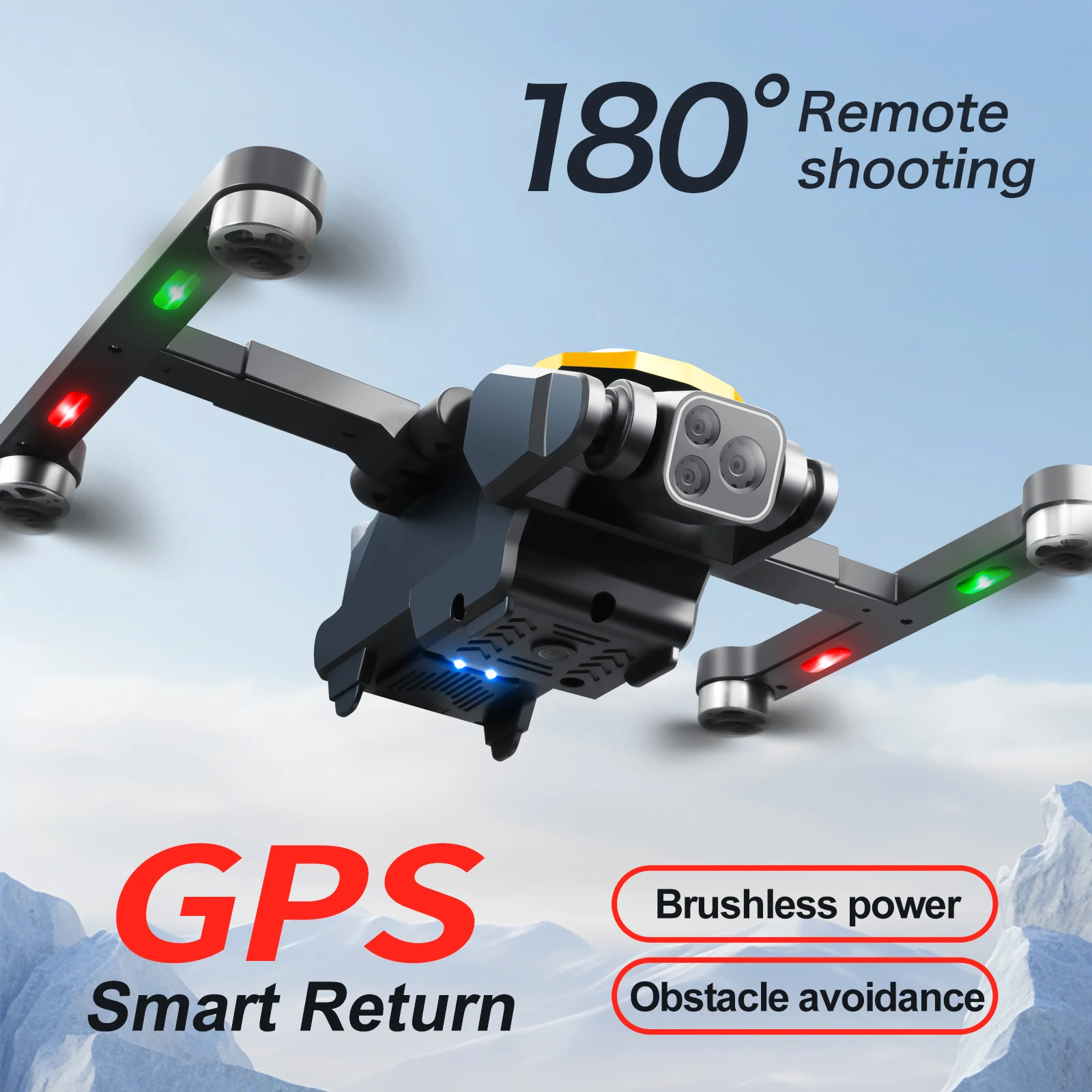 Drone professionnel m8pro RC 8K pour touristes, caméra HD grand angle, évitement d'obstacles, flux optique, pliable, WIFI, quadrirotor sans balais