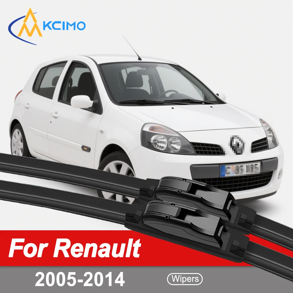 

Premium Wiper Set For Renault Clio III X85 2005–2014 Renault Euro Clio Quiet Long Lasting Ideal for All Weather