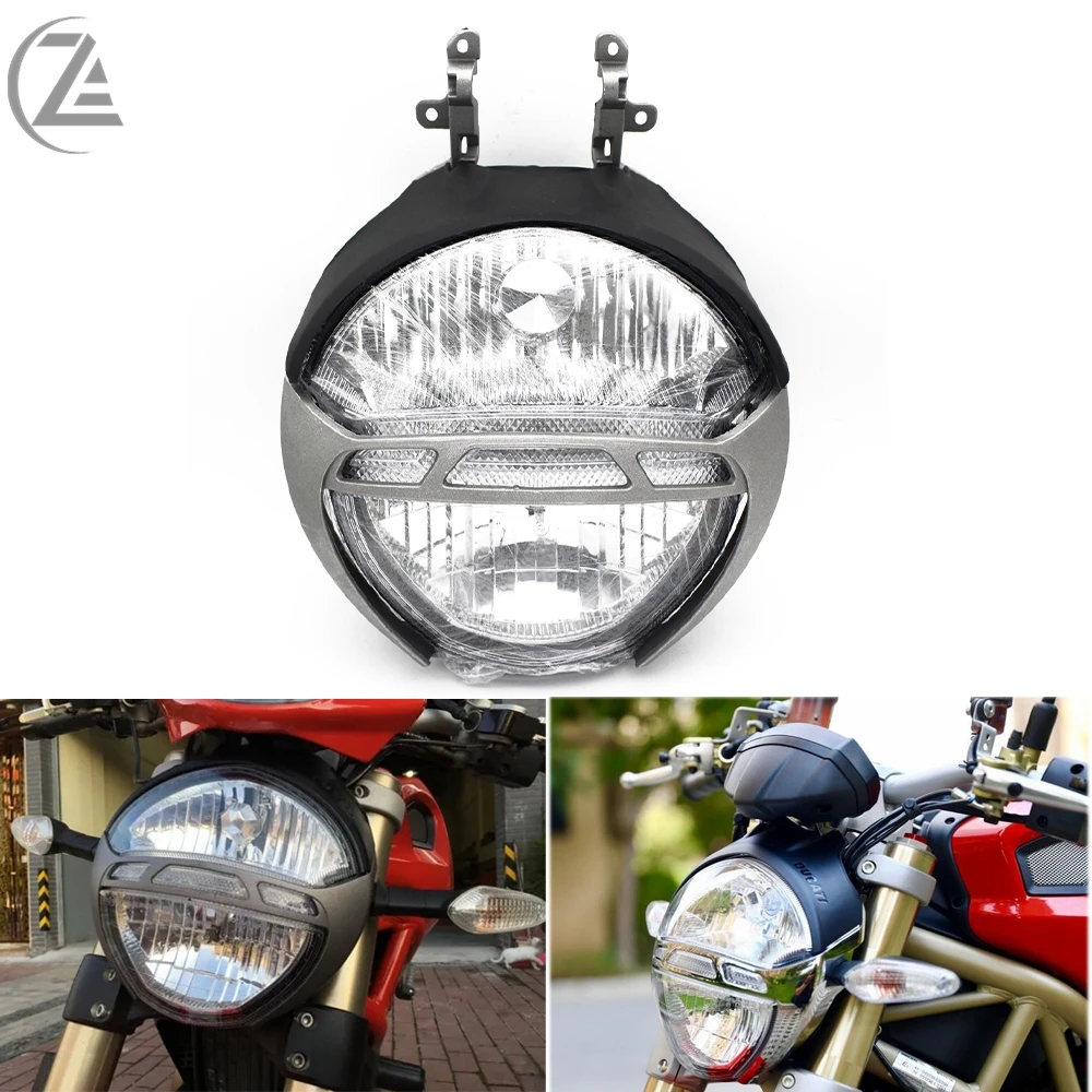 ACZ Motorcycle Headlightss Carrying Bracket Headlight Assembly for Ducati Monster 1100 1100S M1000 696 795 796 2008-2014