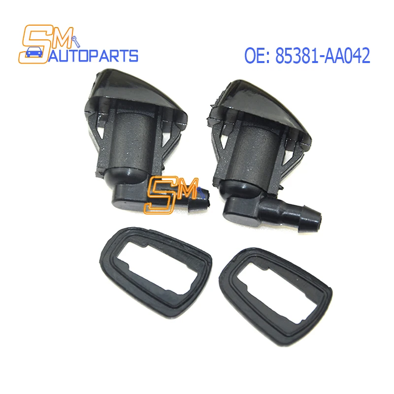 2PCS New Windshield Washer Nozzle Front Left/Right Fits for 2002-2006 Toyota Camry 85381-AA042 85381AA042