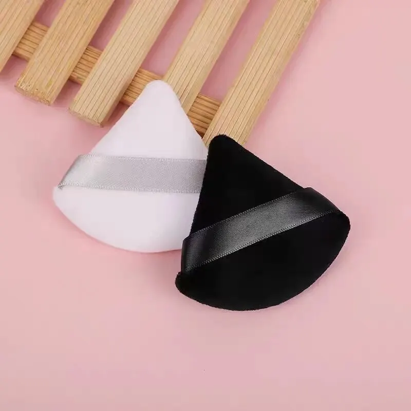 5 Pcs Powder Puff Face Soft Triangle Makeup Tool Loose Powder Body Powder Makeup Sponges Blender Contouring Under Eyes Corner