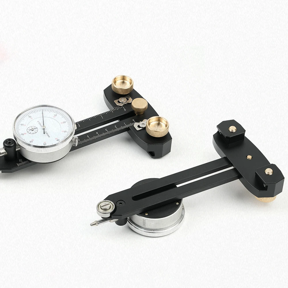 Table Saw Dial Indicator Blade Parallelism Correction Aluminum Alloy Adjustable Alignment Gauge with Align Tools