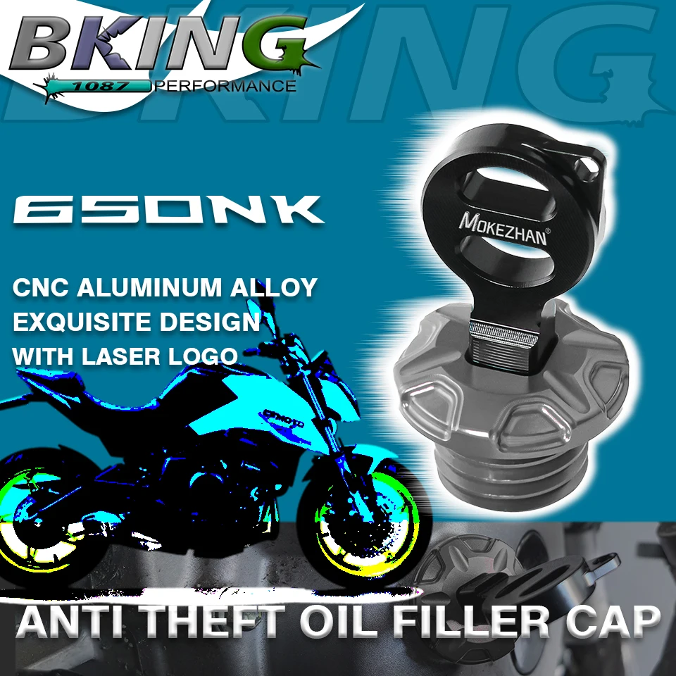 Newest Tamper Resistant Anti theft Engine Oil Filler Cap Parts For CFMOTO 650NK NK650 CF 700CL-X CL-X700 700CLX CLX700