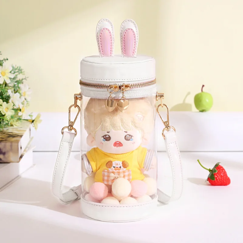 Kawaii Cartoon Cup Shape Transparent Ita Bag Fashion Purses and Handbags for Women Japanese Style Small Shoulder Crossbody Bag