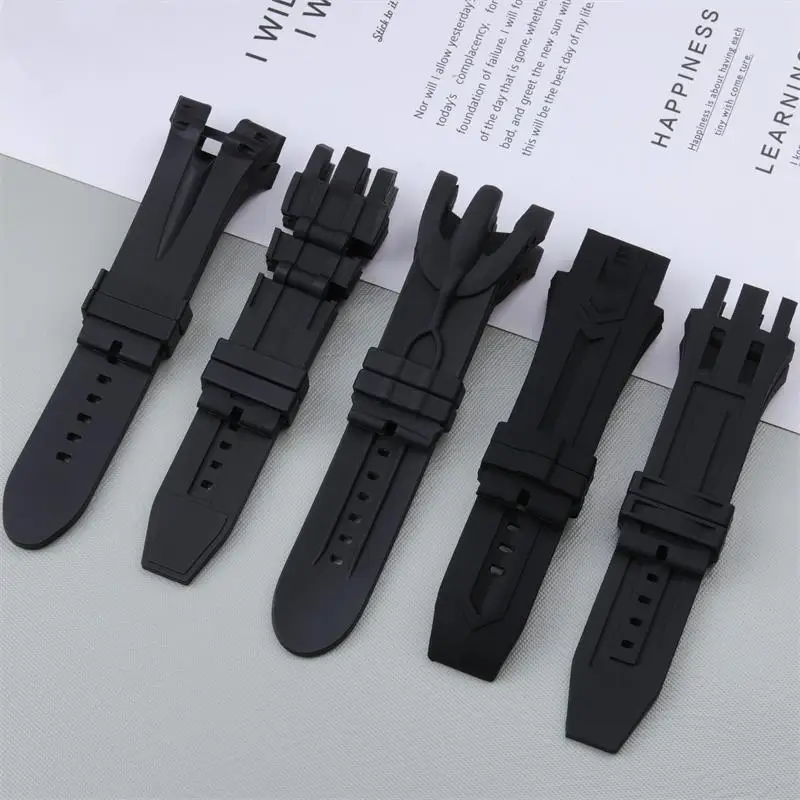 TINTAG 26mm 28mm Multiple Black Rubber Watch Band For INVICTA Strap Pro Diver 6977-6978-6981 Subaqua Noma Reserve Subaqua Series