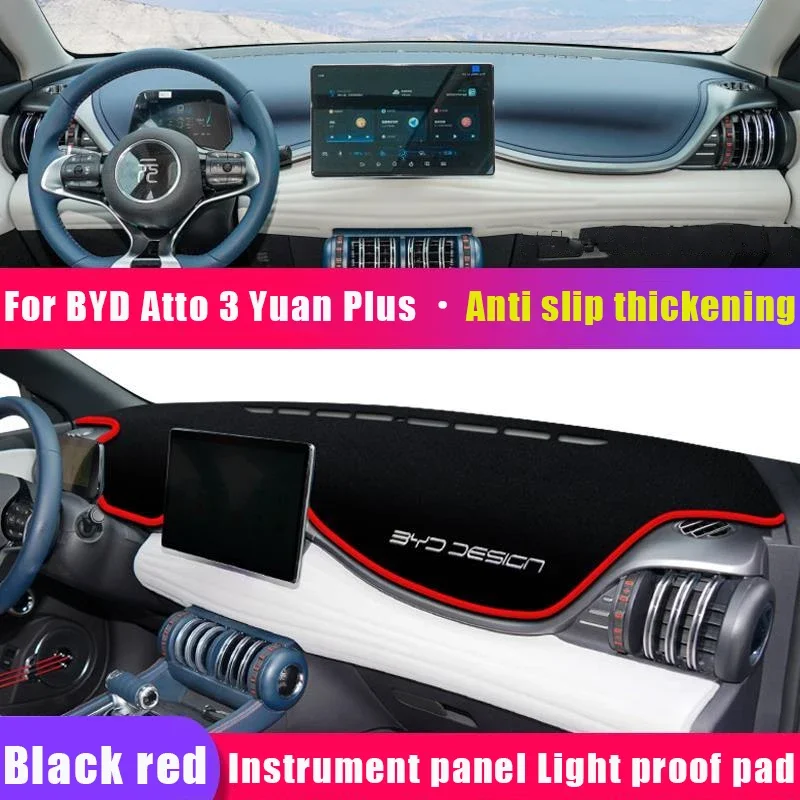 Car Dashboard Covers Avoid Light Pad for BYD Atto 3 Yuan Plus Non-Slip Thermal Insulation and Sun Protection Mat Auto Interior