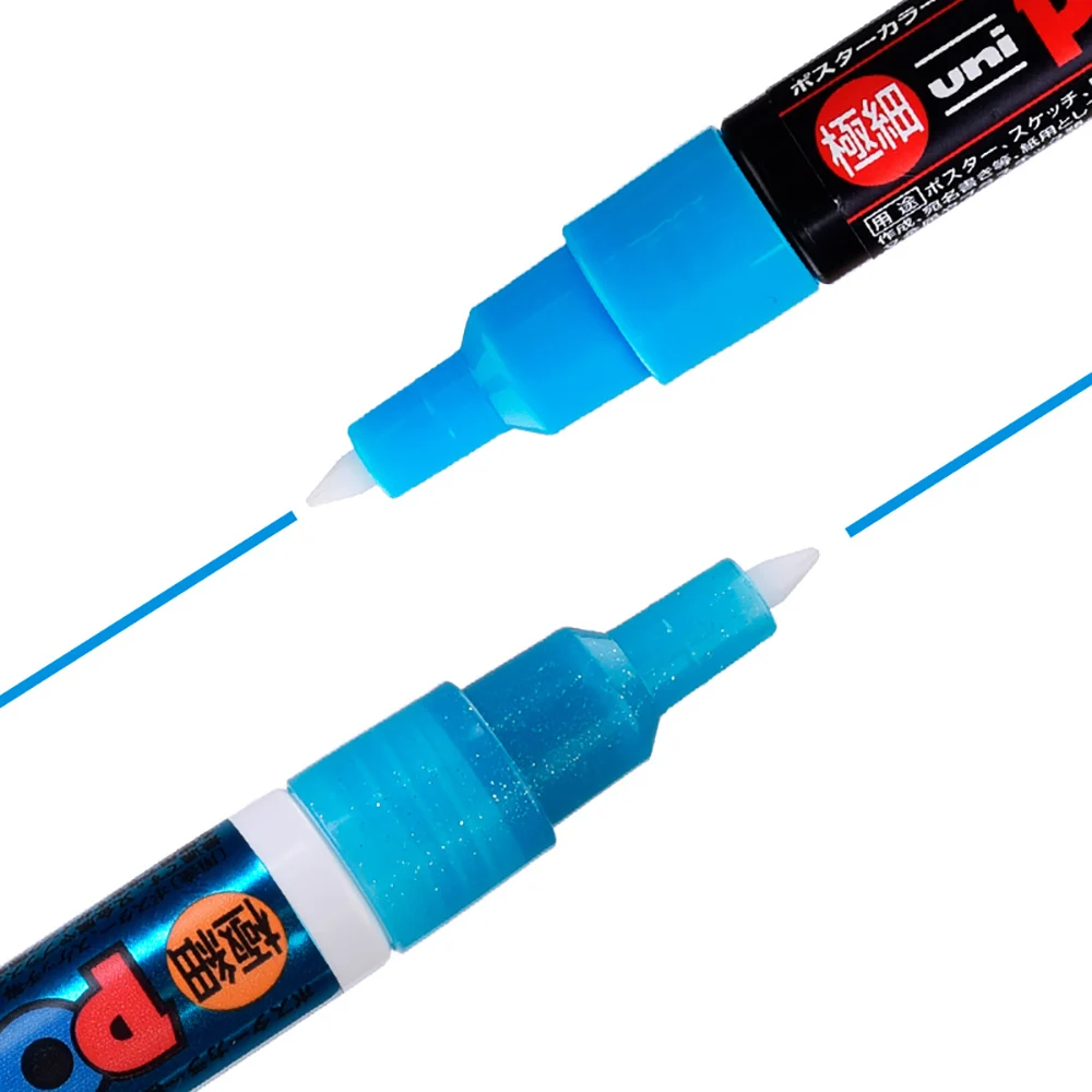 7 Kleuren Uni Posca Verf Markers Volledige Set 0.7Mm-1Mm Plumones Permanente Acryl Graffiti Diy Pen Art Levert Pop Poster Ручки