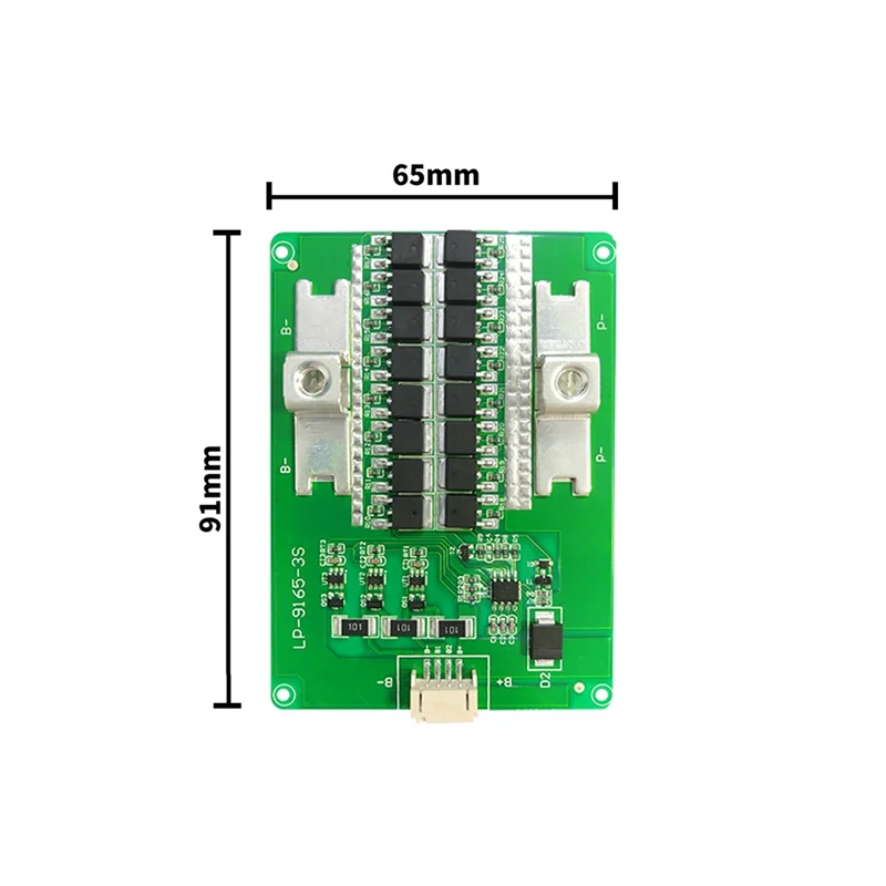 A45U 3 Series Lithium Battery Protection Board With Equalization 50A Electric Toy Car Communication Equipment Durable