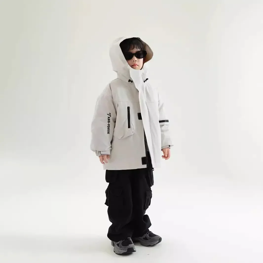 Kids Puffer Jackets Warm Fashion Korean New Winter Casual Simple