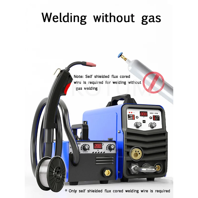 gas welding Carbon dioxide gas shielded welding machine integrated machine small two welding machine home gas-free