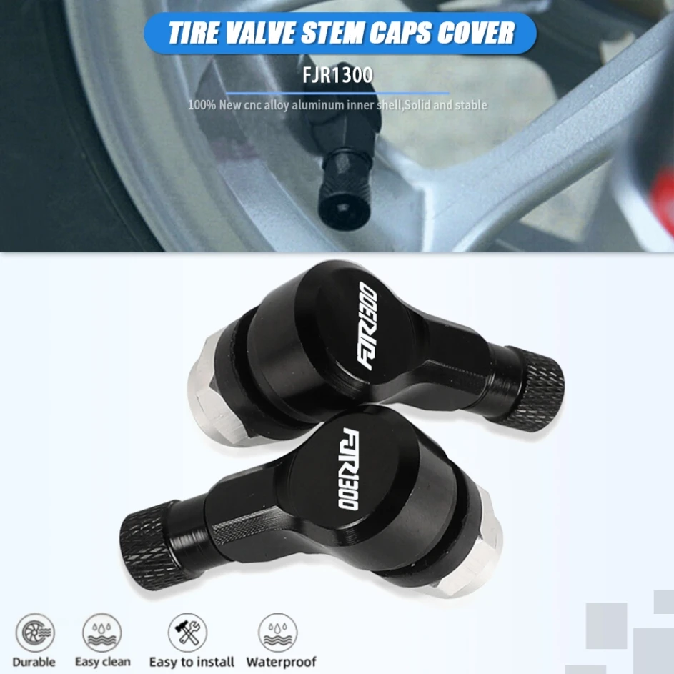 FJR1300 90 度タイヤバルブステムキャップカバーオートバイチューブレスバルブステムヤマハ FJR 1300 2003-2013 2014 2015 2016 2017